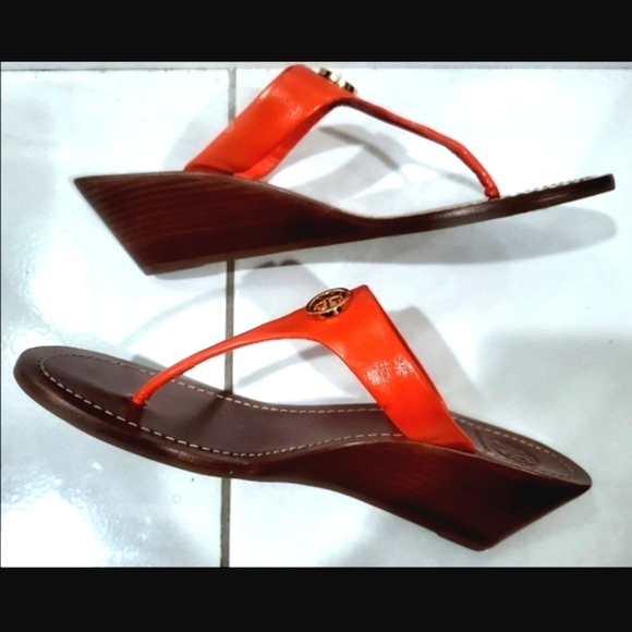 Tory Burch Cameron Wedge Sandals - Picture 6 of 7